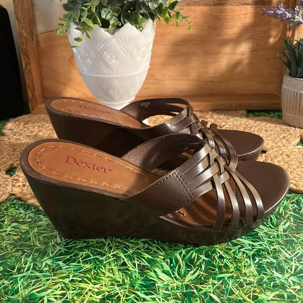 Dexter Brown Wedge Shoes